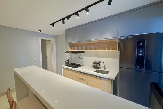 Cozinha de apartamento para alugar com 2 quartos, 64m² em Jardim Barbosa, Guarulhos
