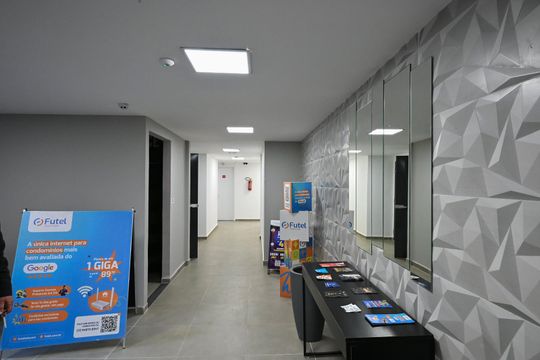 Hall Social de apartamento para alugar com 1 quarto, 36m² em Vila Andrade, São Paulo