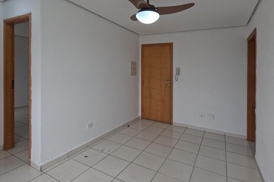 Sala de apartamento para alugar com 1 quarto, 54m² em Aparecida, Santos