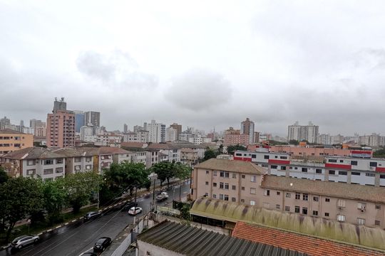 Vista da Área de Serviço de apartamento para alugar com 1 quarto, 54m² em Aparecida, Santos