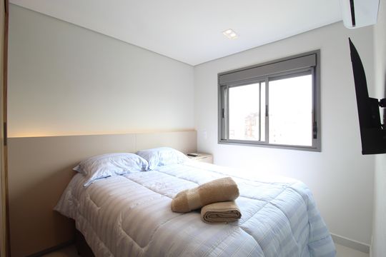 Quarto Suíte de apartamento para alugar com 1 quarto, 25m² em Vila Nova Conceição, São Paulo