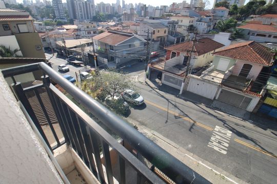 Quarto 1 - Varanda de kitnet/studio para alugar com 1 quarto, 30m² em Vila Dom Pedro Ii, São Paulo