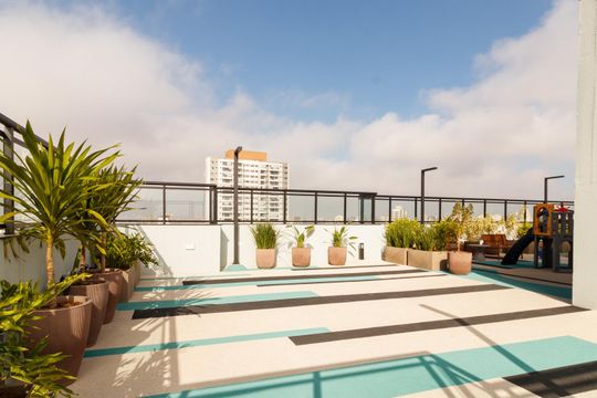 Área comum - Playground de apartamento para alugar com 1 quarto, 28m² em Vila Gustavo, São Paulo