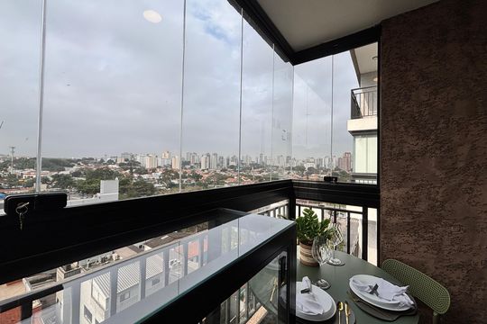 Varanda de apartamento para alugar com 1 quarto, 25m² em Moema, São Paulo