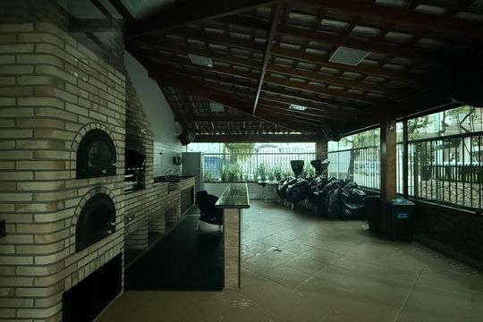 Área comum de apartamento para alugar com 3 quartos, 154m² em Barra Funda, Guarujá