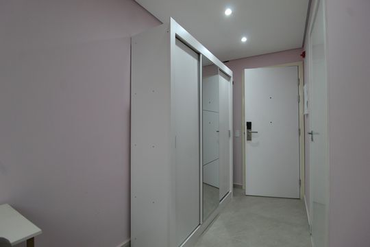Quarto - Armários de kitnet/studio à venda com 1 quarto, 26m² em Vila Olímpia, São Paulo