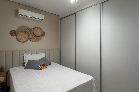 Quarto 2 de apartamento para alugar com 2 quartos, 62m² em Embaré, Santos