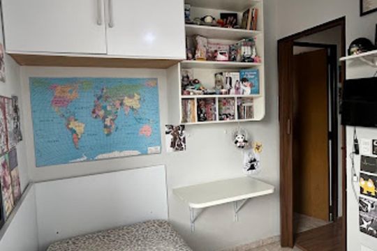 Quarto 2 de apartamento à venda com 3 quartos, 66m² em Parque Esmeralda, São Paulo