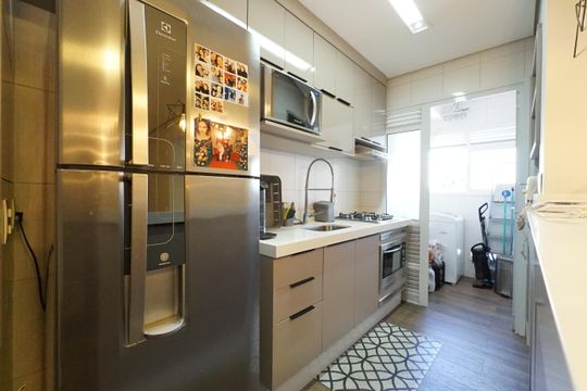 Cozinha de apartamento para alugar com 2 quartos, 65m² em Ipiranga, São Paulo