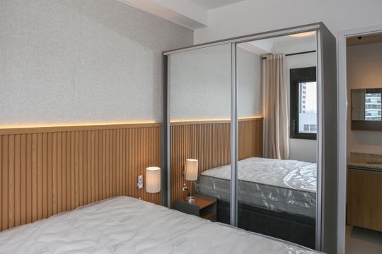 Suíte de apartamento para alugar com 1 quarto, 25m² em Pompeia, São Paulo