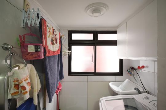 Área de Serviço de apartamento à venda com 2 quartos, 48m² em Vila Aquilino, Santo André