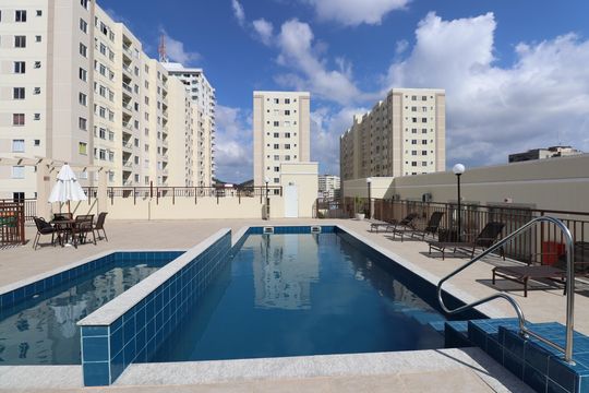 Área comum de apartamento para alugar com 2 quartos, 47m² em Colubandê, São Gonçalo