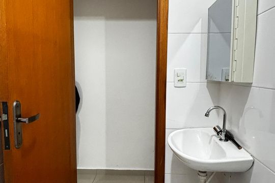 Banheiro de apartamento para alugar com 2 quartos, 89m² em Parque Oratório, Santo André