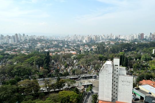 Vista de kitnet/studio para alugar com 1 quarto, 25m² em Pinheiros, São Paulo