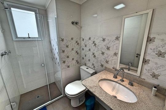 Banheiro da Suíte de apartamento à venda com 3 quartos, 94m² em Vila da Saúde, São Paulo
