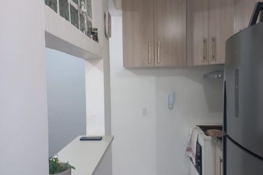 Cozinha de apartamento à venda com 2 quartos, 52m² em Vila Campos Sales, Jundiaí