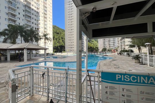 Área comum de apartamento para alugar com 3 quartos, 83m² em Marapé, Santos