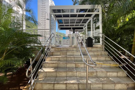Área comum de apartamento para alugar com 3 quartos, 83m² em Marapé, Santos
