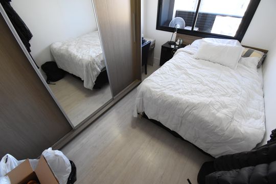 Quarto do Studio de kitnet/studio para alugar com 1 quarto, 33m² em Campina do Siqueira, Curitiba