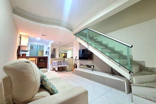 Sala de casa à venda com 2 quartos, 114m² em Jardim Atlântico, Belo Horizonte