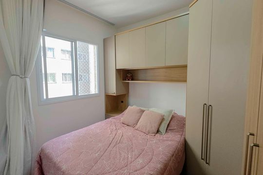 Quarto 1 de apartamento para alugar com 1 quarto, 38m² em Jaguaribe, Osasco