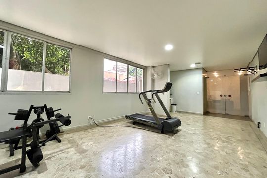 Área comum - Academia de apartamento para alugar com 1 quarto, 50m² em Vila Clementino, São Paulo