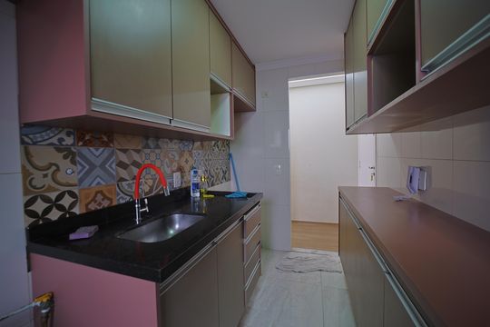 Cozinha de apartamento à venda com 3 quartos, 60m² em Cidade Patriarca, São Paulo