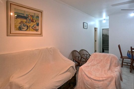 Sala de estar e de jantar de apartamento para alugar com 2 quartos, 105m² em Aparecida, Santos