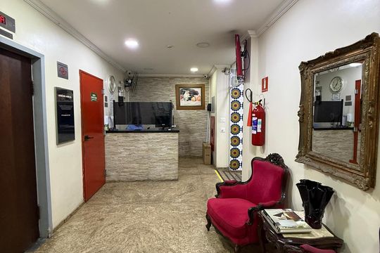 Área comum de apartamento à venda com 1 quarto, 40m² em Santa Ifigênia, São Paulo