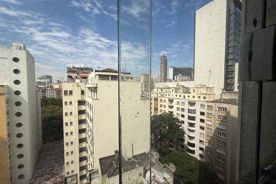 Vista do quarto de apartamento à venda com 1 quarto, 40m² em Santa Ifigênia, São Paulo