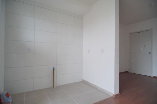 cozinha de apartamento à venda com 2 quartos, 51m² em Campina, São Leopoldo