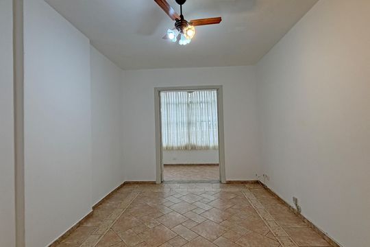 Sala de apartamento para alugar com 1 quarto, 80m² em Boqueirão, Santos