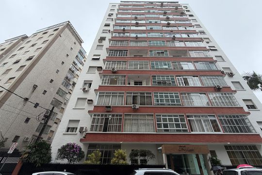 Fachada de apartamento para alugar com 1 quarto, 80m² em Boqueirão, Santos
