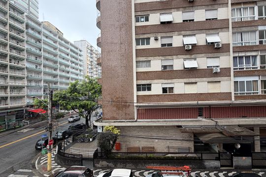 Vista da Varanda da Sala de apartamento para alugar com 1 quarto, 80m² em Boqueirão, Santos