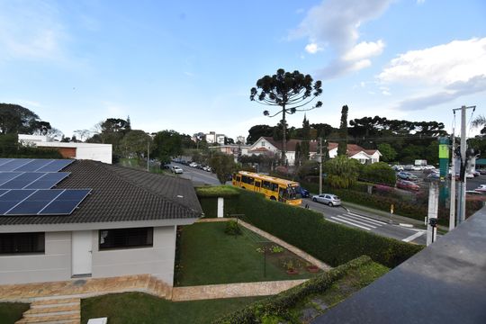 Vista da Cobertura de casa de condomínio à venda com 3 quartos, 266m² em Ahú, Curitiba