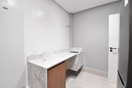 Área de Serviço de casa de condomínio à venda com 3 quartos, 266m² em Ahú, Curitiba