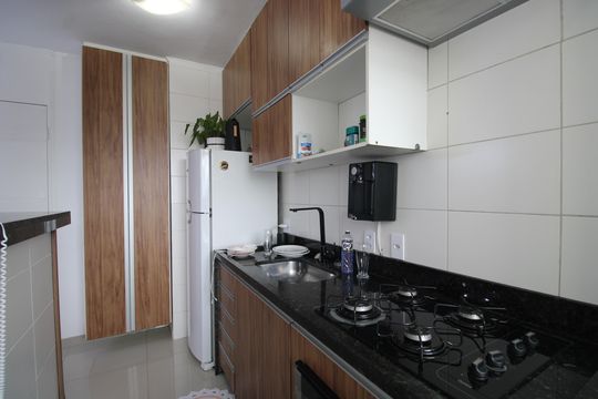 Cozinha de apartamento à venda com 2 quartos, 46m² em Anil, Rio de Janeiro