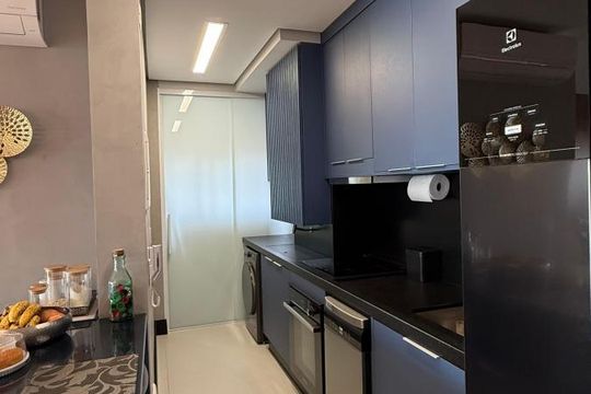Cozinha de apartamento à venda com 2 quartos, 85m² em Parque São Jorge, São Paulo