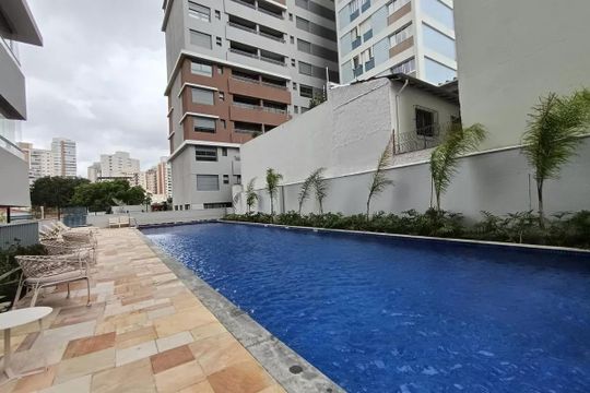 Área comum - Piscina de apartamento para alugar com 1 quarto, 34m² em Vila da Saúde, São Paulo
