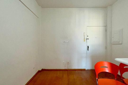 Sala de apartamento para alugar com 1 quarto, 45m² em Jardins, São Paulo