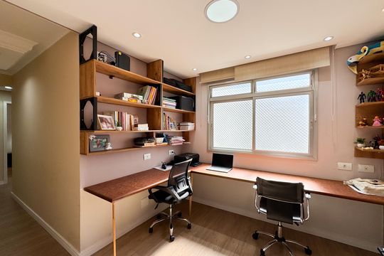 Escritório de apartamento à venda com 3 quartos, 150m² em Centro, São Bernardo do Campo