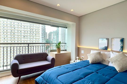 Studio de kitnet/studio para alugar com 1 quarto, 25m² em Vila Madalena, São Paulo