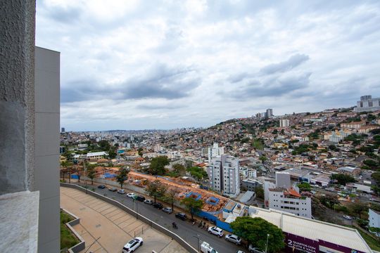 Vista Sala de apartamento para alugar com 2 quartos, 51m² em Estoril, Belo Horizonte