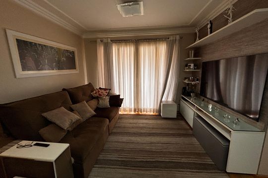 Sala de apartamento para alugar com 3 quartos, 107m² em Alphaville Industrial, Barueri