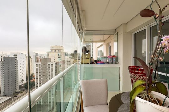 Sacada de apartamento para alugar com 2 quartos, 60m² em Campo Belo, São Paulo