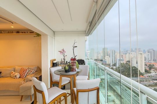 Sacada de apartamento para alugar com 2 quartos, 60m² em Campo Belo, São Paulo