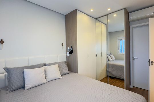 Quarto Suíte de apartamento para alugar com 2 quartos, 60m² em Campo Belo, São Paulo