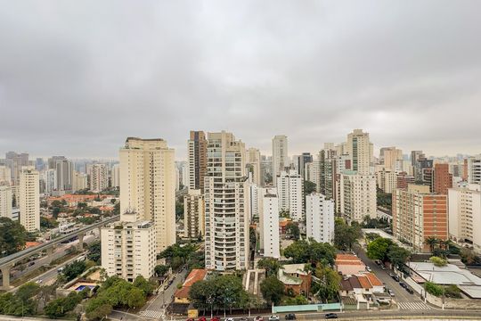 Vista da Sacada de apartamento para alugar com 2 quartos, 60m² em Campo Belo, São Paulo
