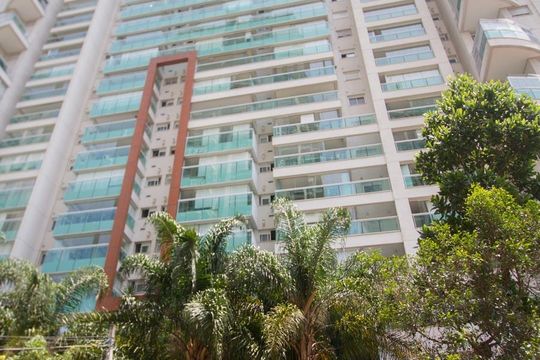Fachada de apartamento para alugar com 2 quartos, 60m² em Campo Belo, São Paulo