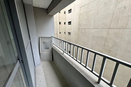 Varanda de apartamento à venda com 1 quarto, 28m² em Brooklin, São Paulo
